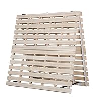 Amazon｜すのこベッド 折りたたみ 折りたたみベッド 二つ折り ベッド